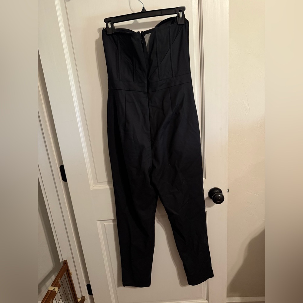 Club L London Black Strapless Jumpsuit - Picture 13 of 15